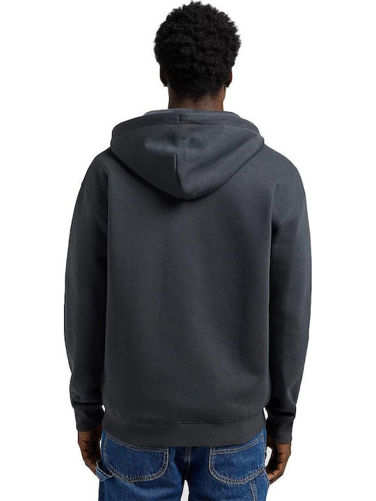 Яке с Качулка Washed Black