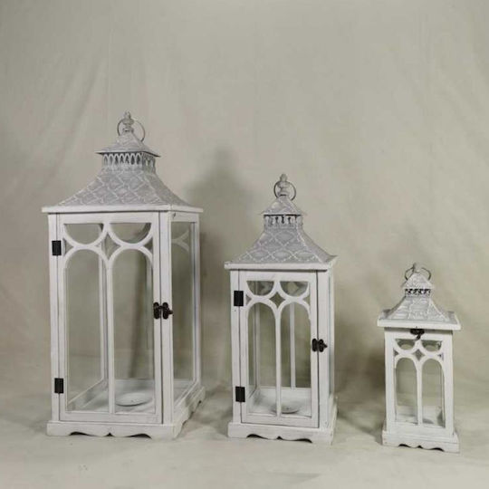 Dream House Laterne Set Weiß 3Stück Dream House Laterne Set Weiß 3Stück