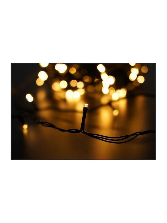 200 Λαμπάκια LED 20μ. Θερμό Λευκό σε Σειρά