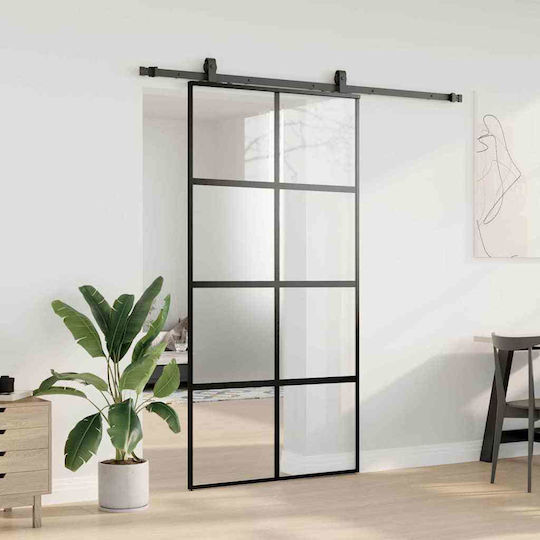 Vidaxl Sliding Door Set Material Black 102.5x205 Cm