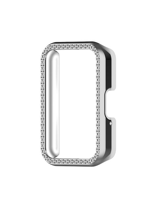 Προστατευτική Θήκη Samsung Galaxy Fit 3 Diamond Half Pack Hollow Pc Watch Ασημί Προστατευτική Θήκη Samsung Galaxy Fit 3 Diamond Half Pack Hollow Pc Watch Ασημί