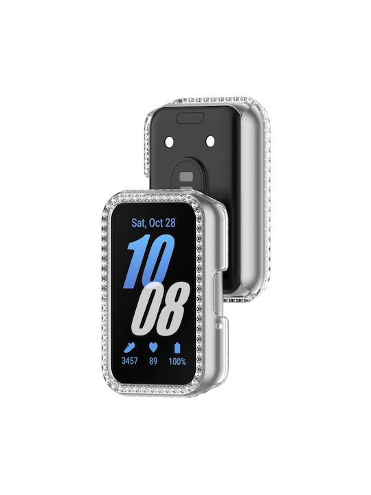 Protecție Carcasă Samsung Galaxy Fit 3 Diamond Half Pack Hollow PC Transparentă