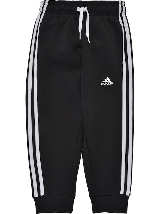 Παιδικό Παντελόνι Φόρμας Μαύρο Essentials 3-Stripes
