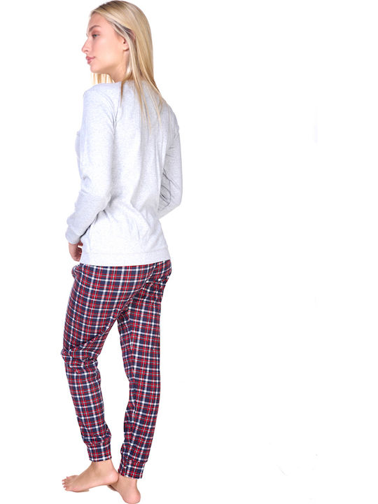 Comfort Winter Women's Pyjama Set Gray