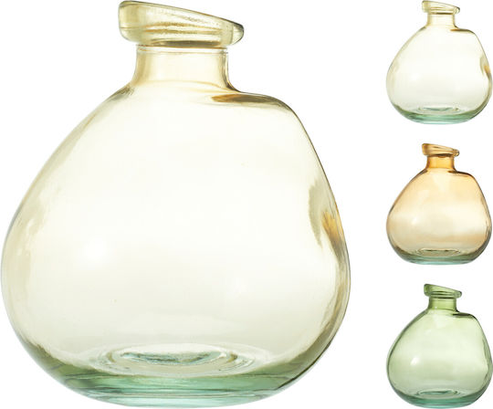 Koopman Glasvase Transparent 14xH16cm