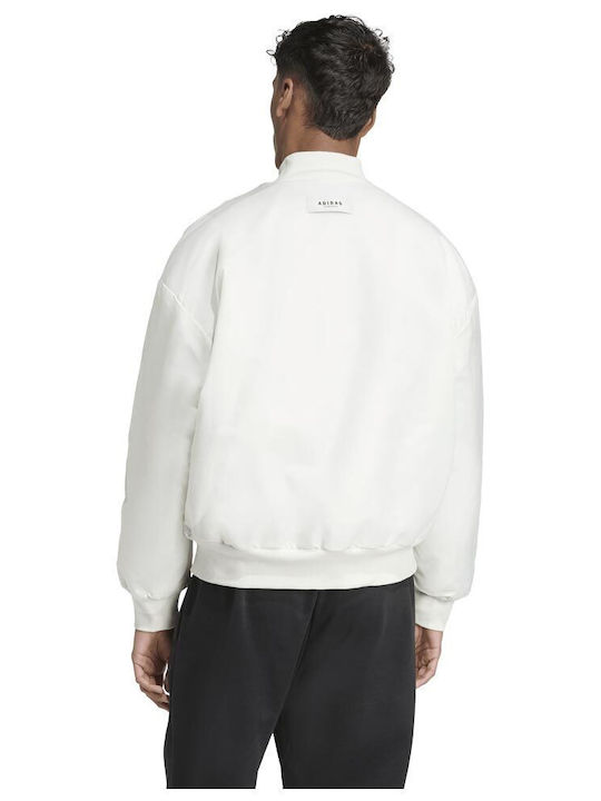 adidas Stadium Μπουφάν Bomber Λευκό