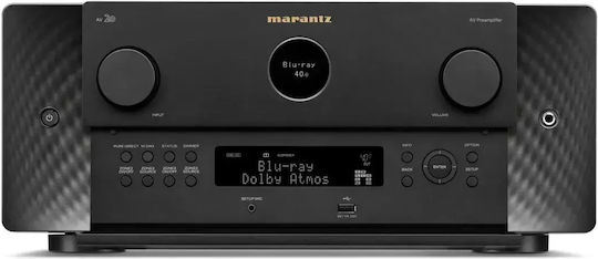 Marantz AV20 Home Cinema Amplifier 4K/8K 13.4 Channels with Dolby Atmos Black