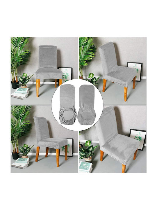Olympus Waterproof Elastic Cover for Chair Gray 1pcs OLYMV40