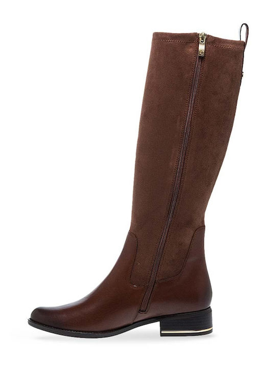 Leather Women's Boots Tabac Brown