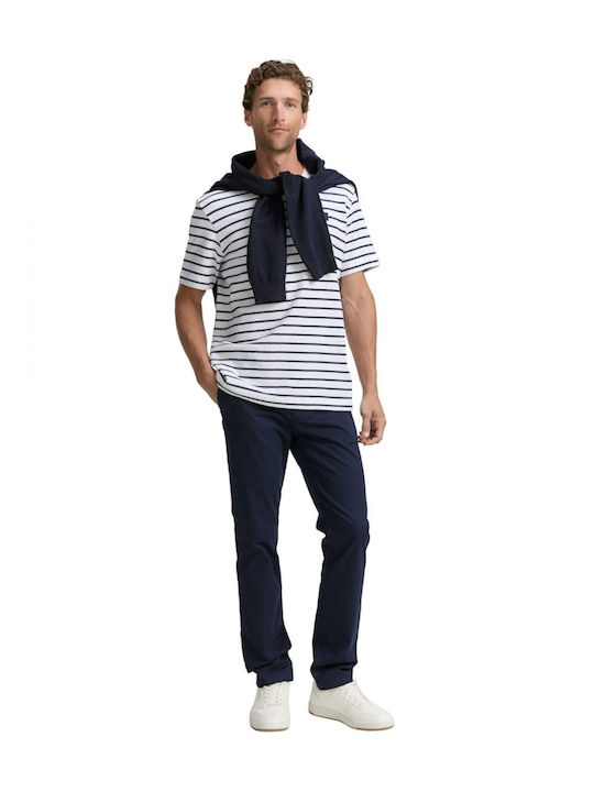 Pantaloni Chino Elastic cu Croială Normală Blue Sky Captain Blue