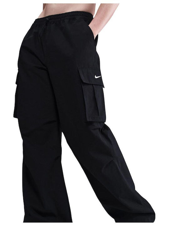 Street Woven Cargo Pants Παντελόνι Φόρμας Μαύρο