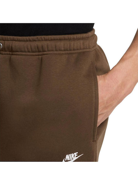 Sportswear Club Παντελόνι Φόρμας με Λάστιχο Καφέ