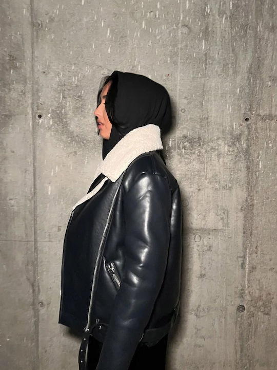 Γυναικείο Biker Jacket Μαύρο