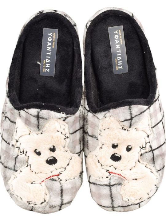 Winter Women's Slippers Gray