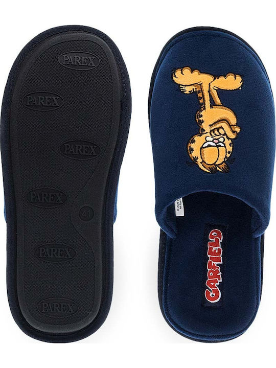 Winter Men's Slippers Blue