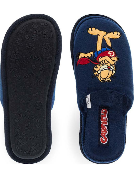 Garfield Χειμερινές Γυναικείες Παντόφλες Μπλε