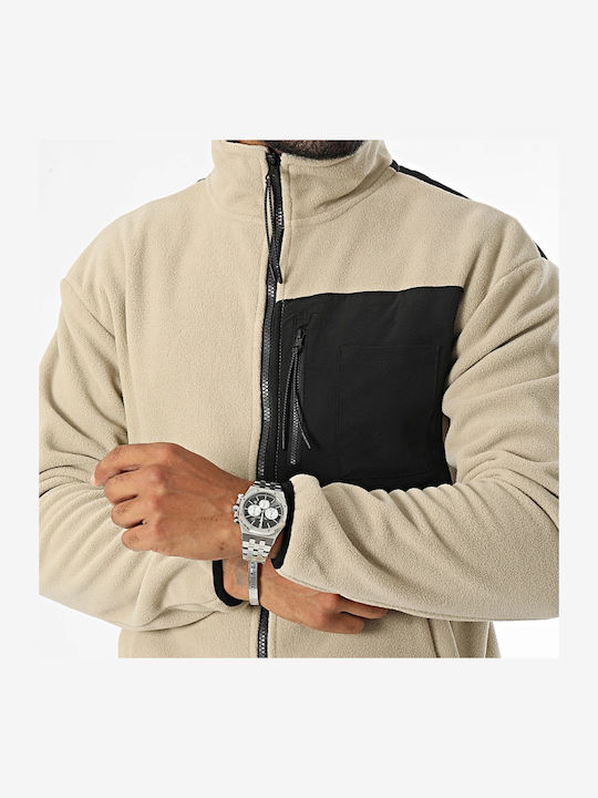 Ανδρική Ζακέτα Fleece Μπεζ