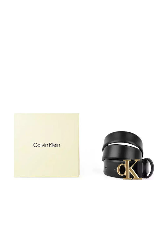 Calvin Klein Δερμάτινη Γυναικεία Ζώνη Μαύρη Calvin Klein Δερμάτινη Γυναικεία Ζώνη Μαύρη