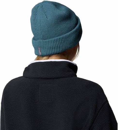 Beanie Unisex Beanie Knitted in Light Blue color
