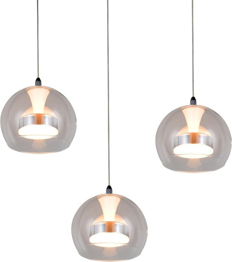 Trio Lighting Flynt Pendant Light Silver