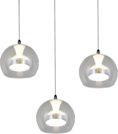 Trio Lighting Flynt Pendant Light Silver