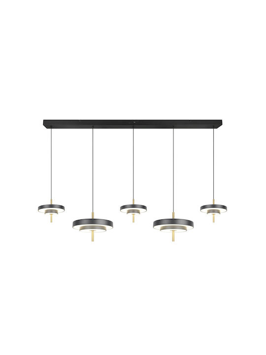 Trio Lighting Keaton Pendant Light Black