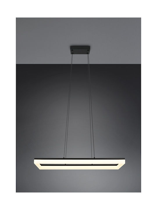 Trio Lighting Κρεμαστό Φωτιστικό Μαύρο