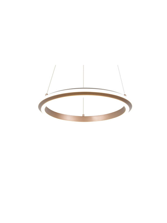 Trio Lighting Amador Κρεμαστό Φωτιστικό Καφέ