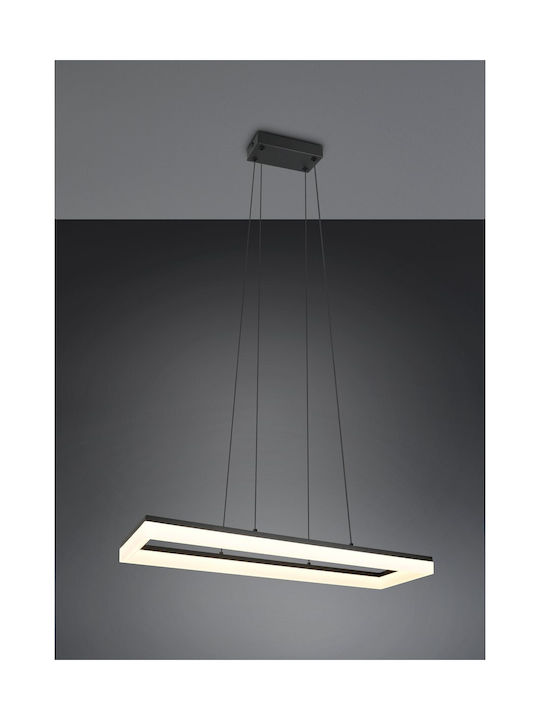 Trio Lighting Κρεμαστό Φωτιστικό Μαύρο
