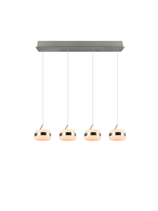 Trio Lighting Dios Κρεμαστό Φωτιστικό Ασημί