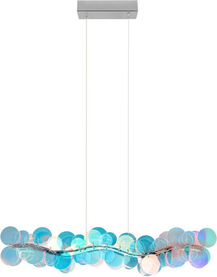 Trio Lighting Κρεμαστό Φωτιστικό Διάφανο