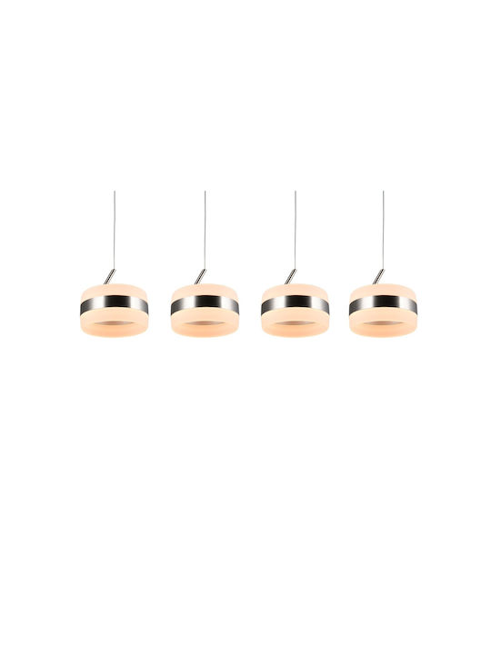 Trio Lighting Dios Κρεμαστό Φωτιστικό Ασημί