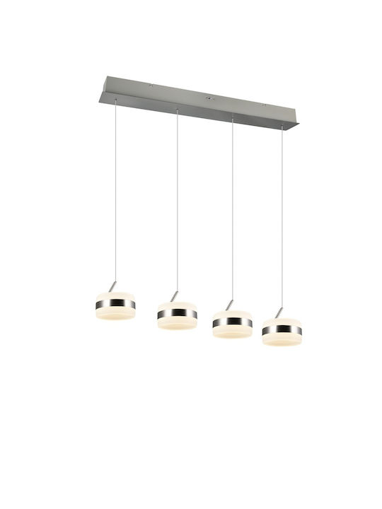 Trio Lighting Dios Κρεμαστό Φωτιστικό Ασημί