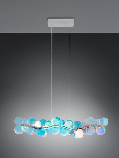 Trio Lighting Κρεμαστό Φωτιστικό Διάφανο