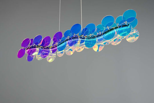 Trio Lighting Κρεμαστό Φωτιστικό Διάφανο