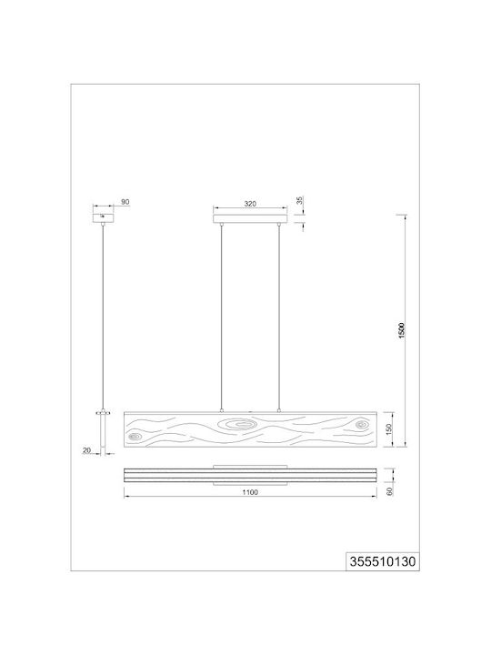 Trio Lighting Kalea Κρεμαστό Φωτιστικό