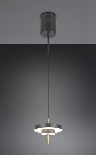 Trio Lighting Keaton Висящо Осветително Тяло Черен