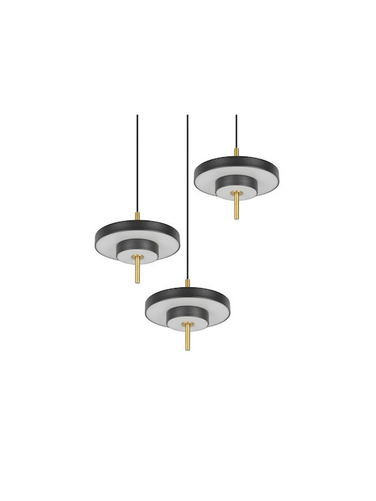 Trio Lighting Keaton Κρεμαστό Φωτιστικό Μαύρο