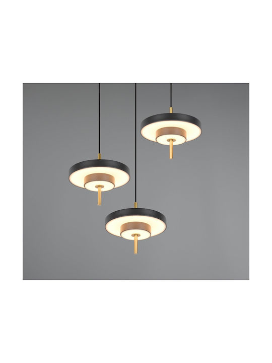 Trio Lighting Keaton Κρεμαστό Φωτιστικό Μαύρο