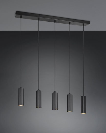 Trio Lighting Soka Κρεμαστό Φωτιστικό Μαύρο