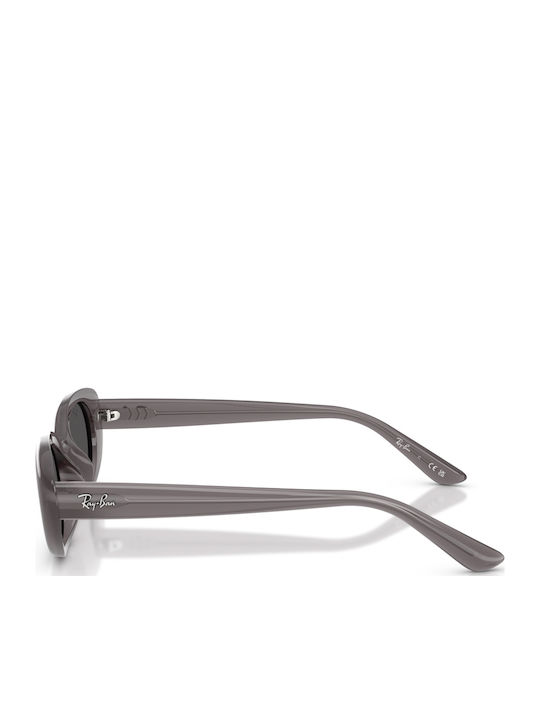 Ray Ban Γυναικεία Γυαλιά Ηλίου με Γκρι Κοκκάλινο Σκελετό και Γκρι Φακό RB4441D 677787