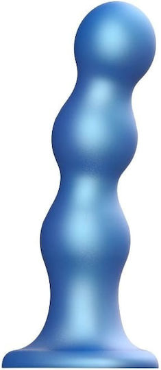 Strap On Me Dildo Glass Dildo With Suction Cup Blue 42cm