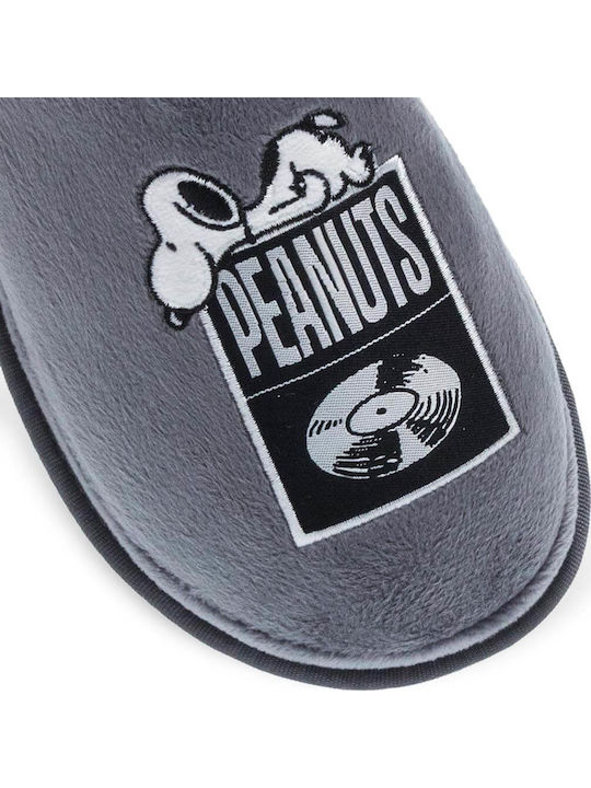 Snoopy Peanuts Men's Slipper Gray