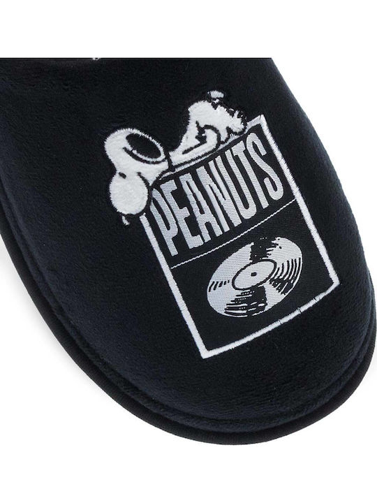 Snoopy Peanuts Men's Slipper Black