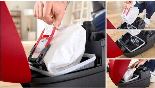 Bosch BGB41PET1 Vacuum Cleaner 700W Bagged 4lt Red