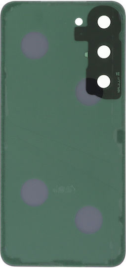 Battery Cover Battery Door + Battery Door Adhesive + Back Camera Lens Bezel Cream for Galaxy S23