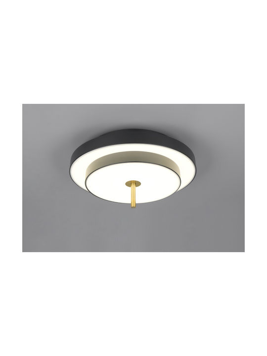 Trio Lighting Keaton Plafonieră de Tavan Neagră