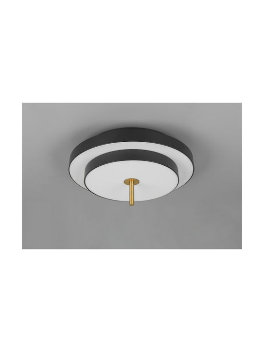 Trio Lighting Keaton Plafonieră de Tavan Neagră