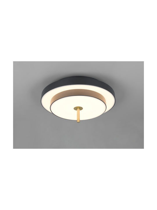 Trio Lighting Keaton Plafonieră de Tavan Neagră