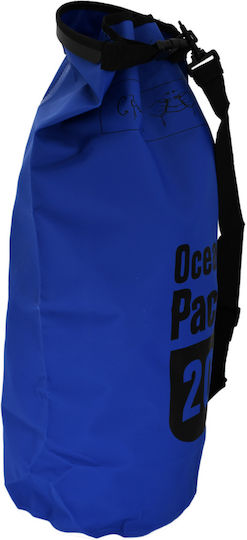 Ocean Pack Στεγανός Σάκος Ώμου / Χειρός 20lt Μπλε